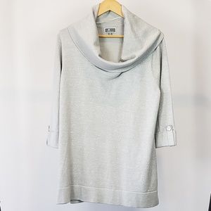 JM Collection Silver Sweater